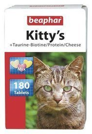 Beaphar Kitty`S Mix 180 szt, przysmak witaminowy dla kota